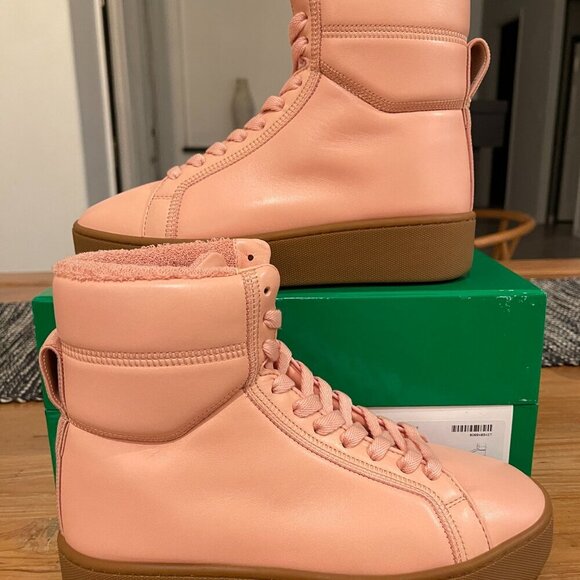 BOTTEGA VENETA NAPPA LEATHER THE QUILT 667143 HIGH-TOP Sneakers, all sizes - Picture 11 of 12